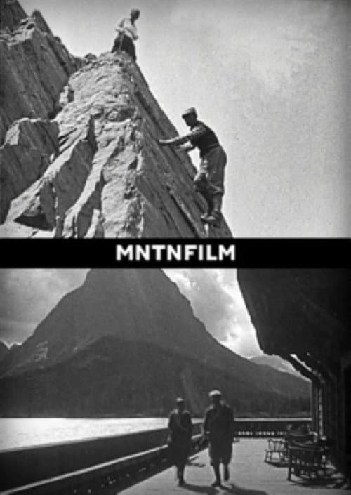 Mountain Climbing in Glacier National Park poster