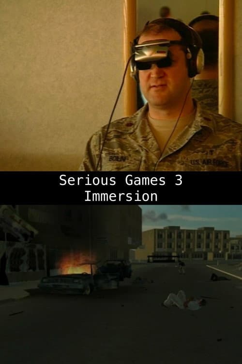 Serious Games 3 – Immersion poster