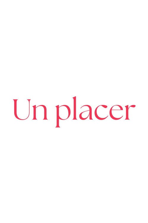 Un placer poster
