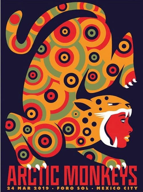 Arctic Monkeys - Live In Mexico poster