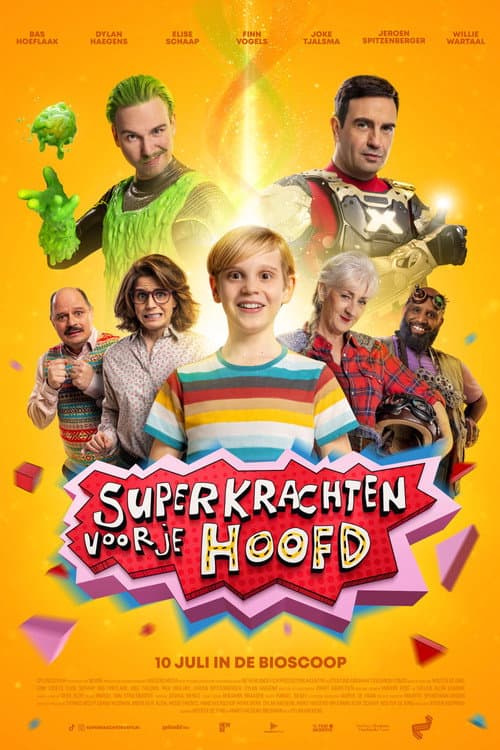 Superkrachten voor je hoofd poster