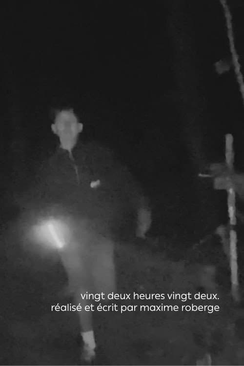 vingt deux heures vingt deux. poster