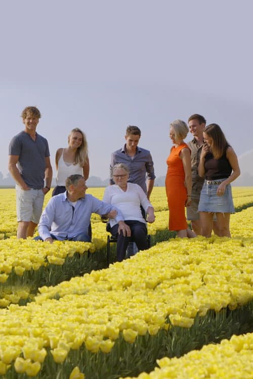 Het leven gaat niet altijd over tulpen poster