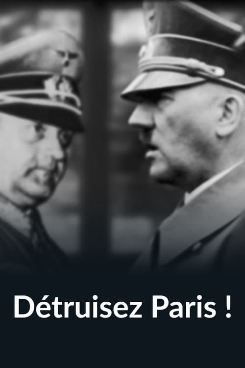 Détruisez Paris ! poster