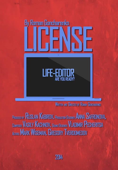 License poster