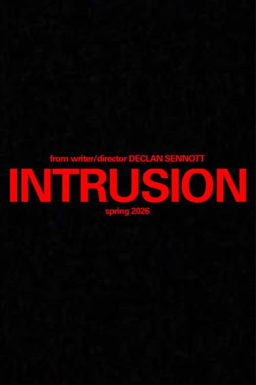 Intrusion poster