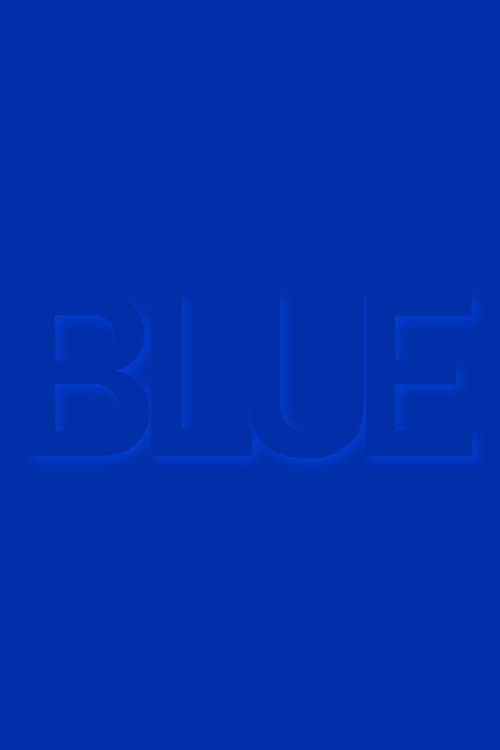 Blue poster