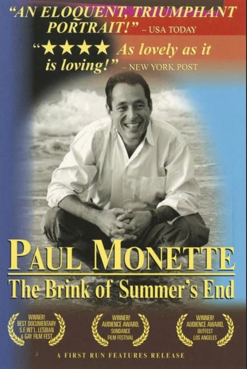 Paul Monette: The Brink of Summer's End poster