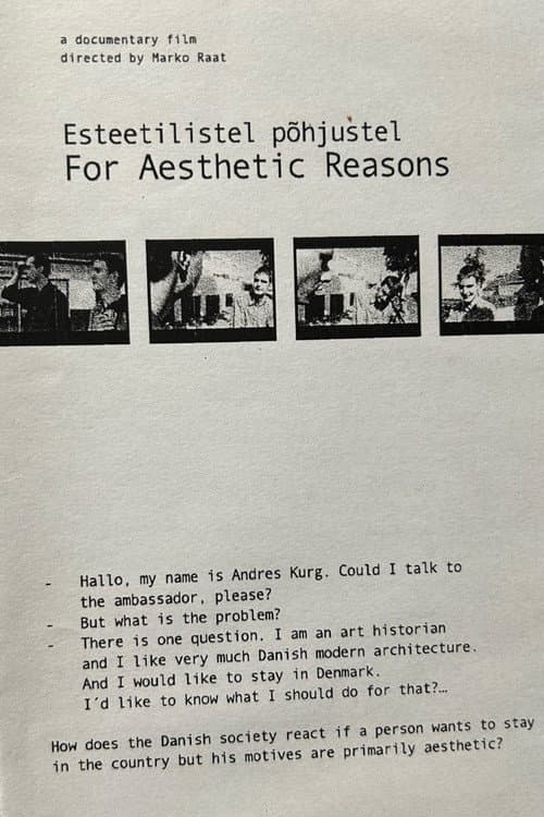 For Aesthetic Reasons poster