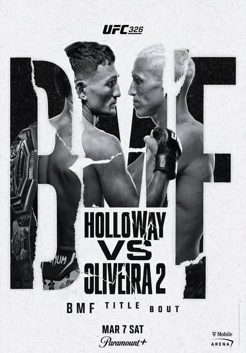 UFC 326: Holloway vs. Oliveira 2 poster