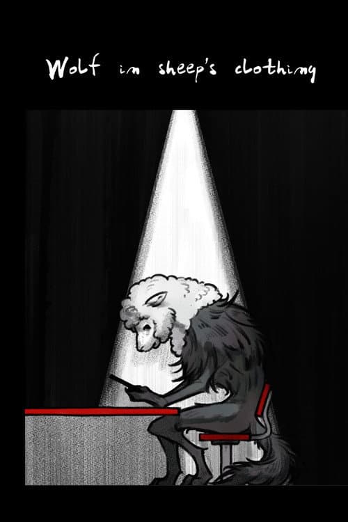 Wolf in sheep's clothing poster