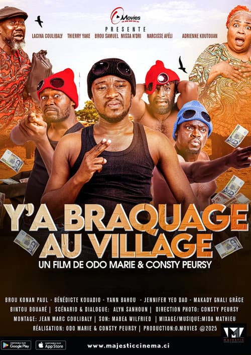 There's a Heist in the Village poster