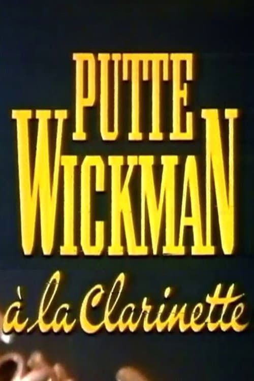 Putte Wickman à la clarinette poster