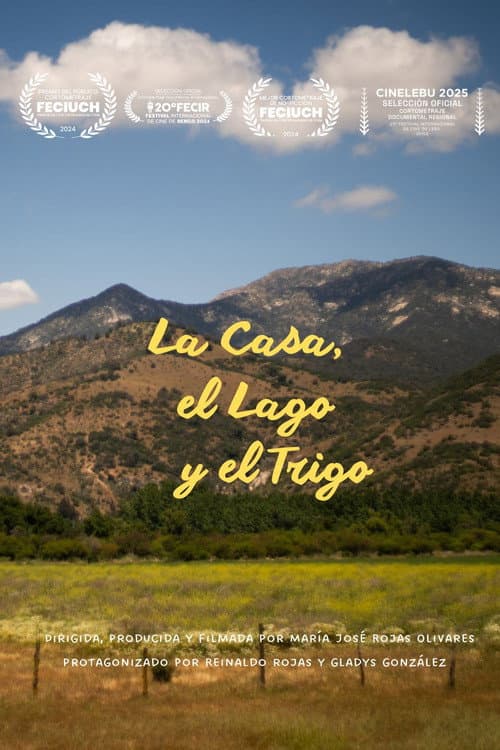 La casa, el lago y el trigo poster