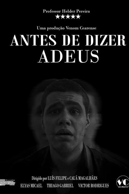 Antes de Dizer Adeus poster