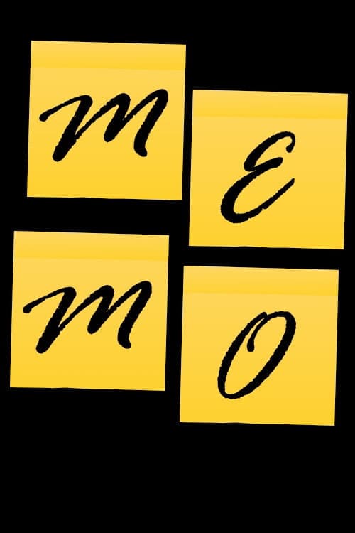 Memo poster