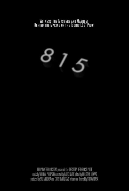 815 - The Story of the Lost Pilot poster