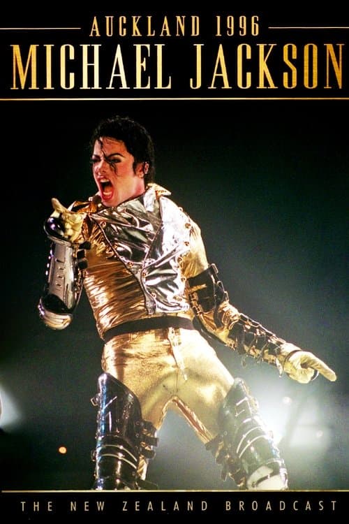 Michael Jackson: HIStory World Tour - Live in Auckland 1996 poster