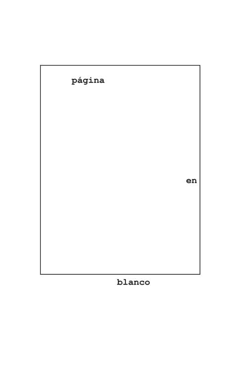 Página en blanco poster