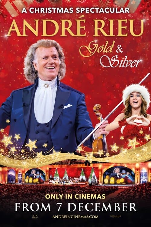 André Rieu's 2024 Christmas Concert: Gold and Silver poster