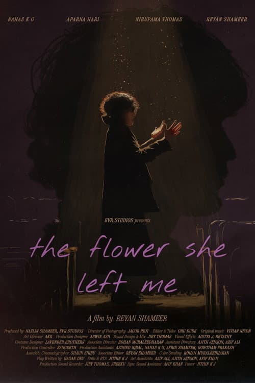 the flower she left me poster