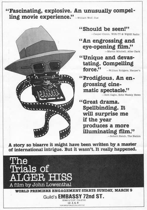 The Trials of Alger Hiss poster
