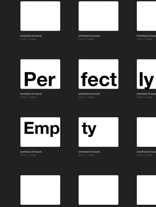 Perfectly Empty poster