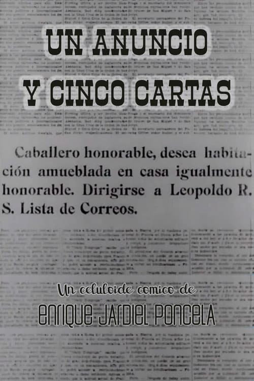 Un anuncio y cinco cartas poster