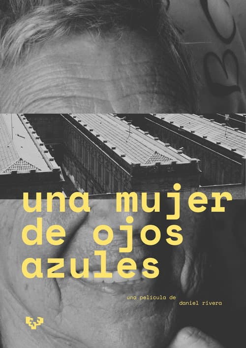Una mujer de ojos azules poster
