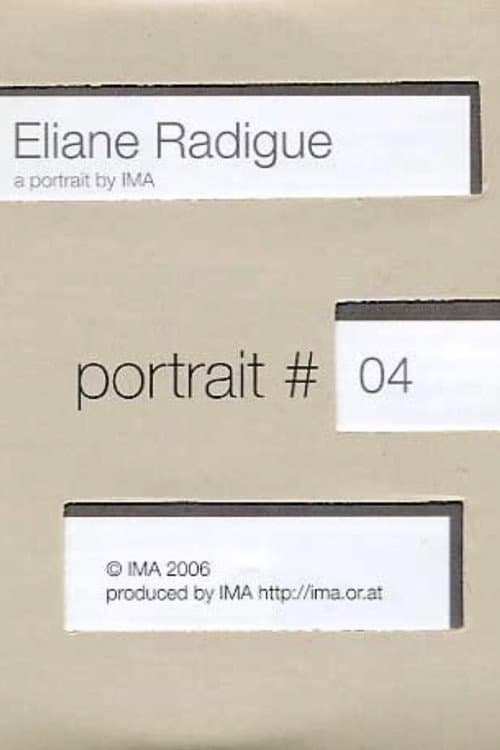 Portrait #04: Eliane Radigue poster