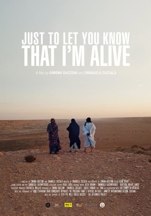 Just to let you know that I'm alive poster
