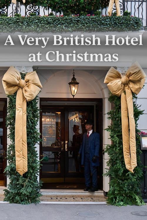 A Very British Hotel at Christmas poster
