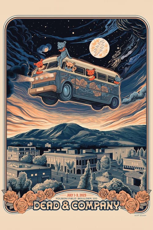 Dead & Company: 2023-07-01 Folsom Field, Boulder, CO, USA poster