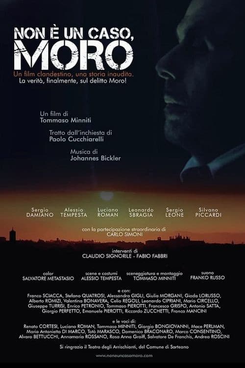 Non è un caso, Moro poster