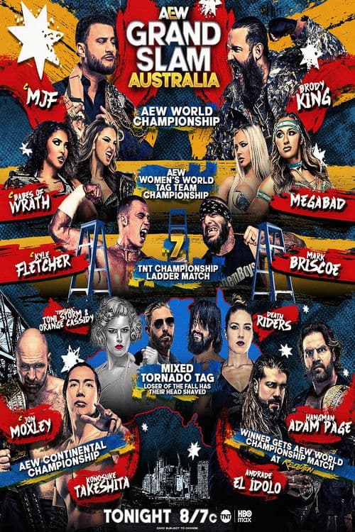 AEW Grand Slam Australia 2026 poster