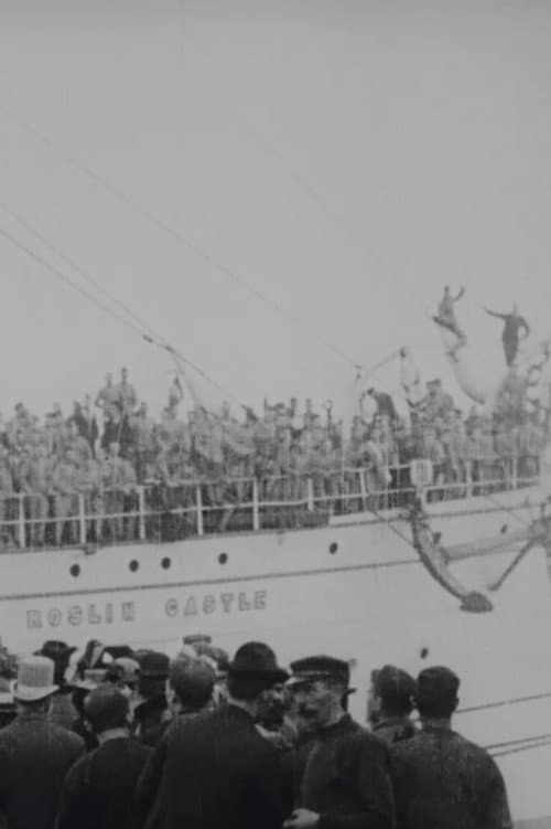 The 'Roslin Castle' (Troopship) Leaving for South Africa poster