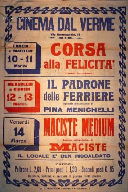 Maciste medium poster