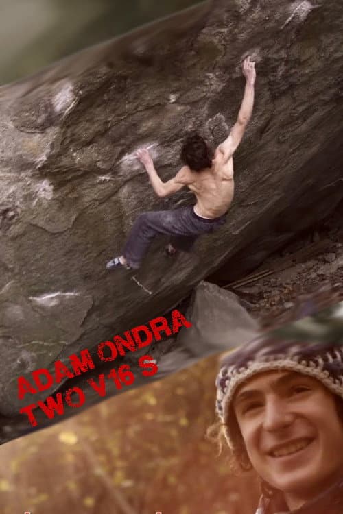 Adam Ondra - Two V16 poster