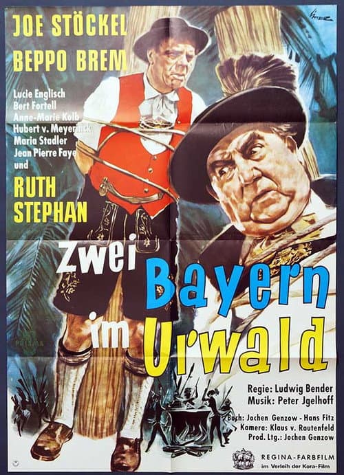 Zwei Bayern im Urwald poster
