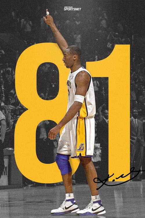 Kobe‘s 81 Points Game poster