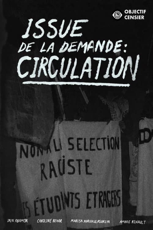 Issue de la demande : Circulation poster