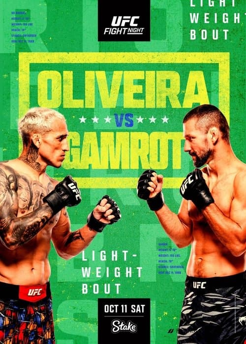 UFC Fight Night 261: Oliveira vs. Gamrot poster