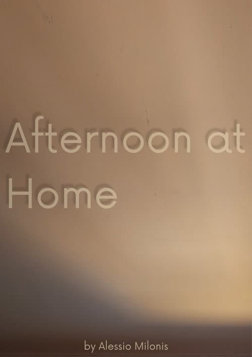 Afternoon at home poster