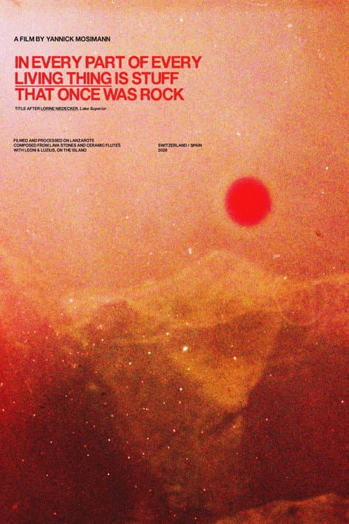 In every part of every living thing is stuff that once was rock poster