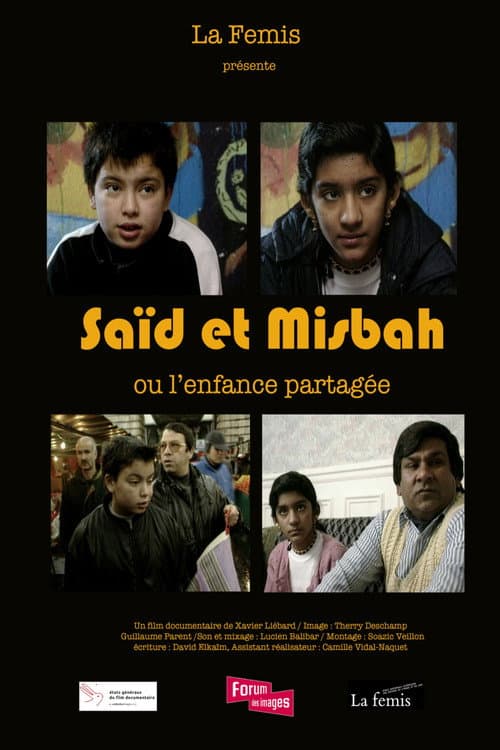 Saïd et Misbah ou l'enfance partagée poster
