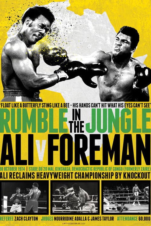 The Rumble in the Jungle: George Foreman vs. Muhammad Ali poster