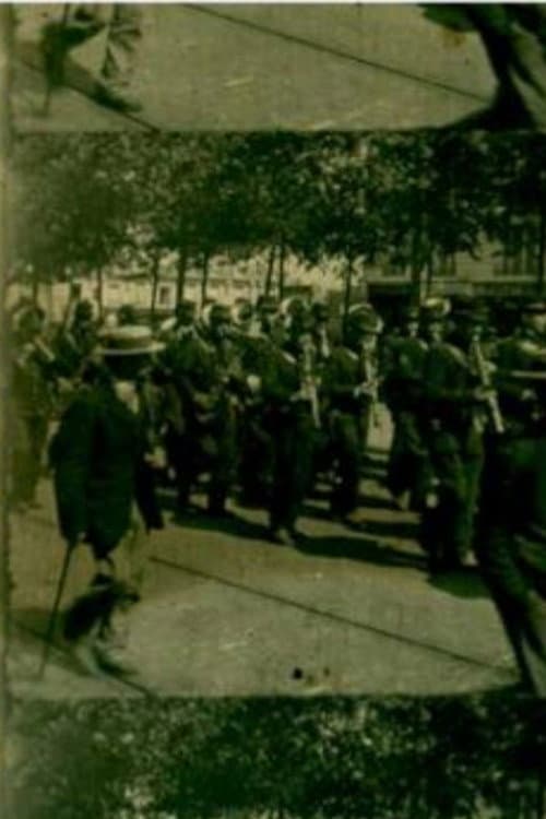 Défilé d'un régiment (musique en tête) poster