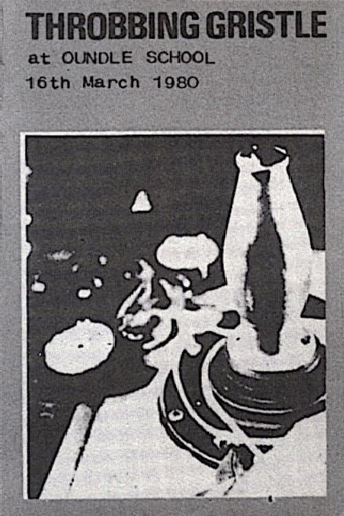 Throbbing Gristle: Live at Oundle School, 16th March 1980 poster