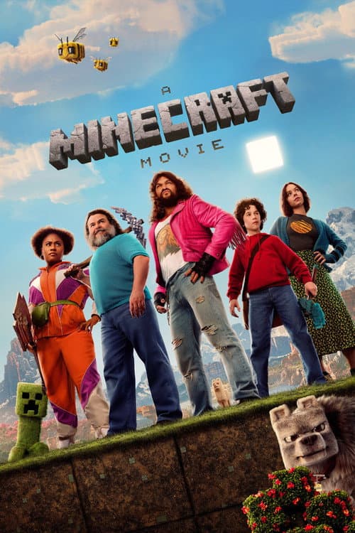 A Minecraft Movie poster