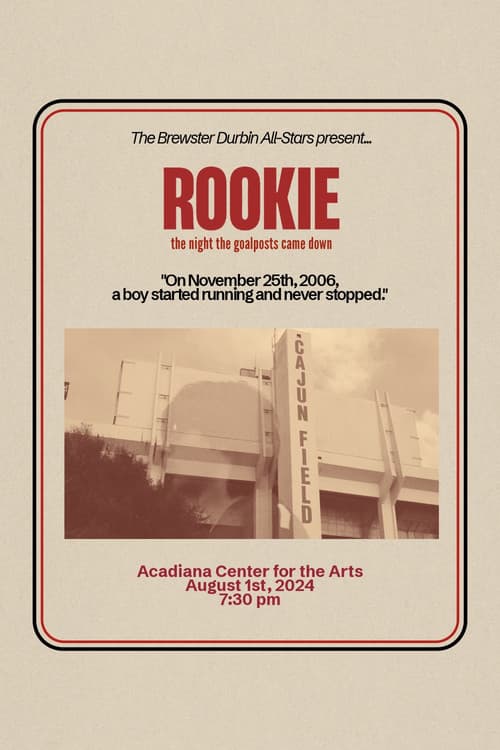 Rookie: The Night the Goalposts Came Down poster